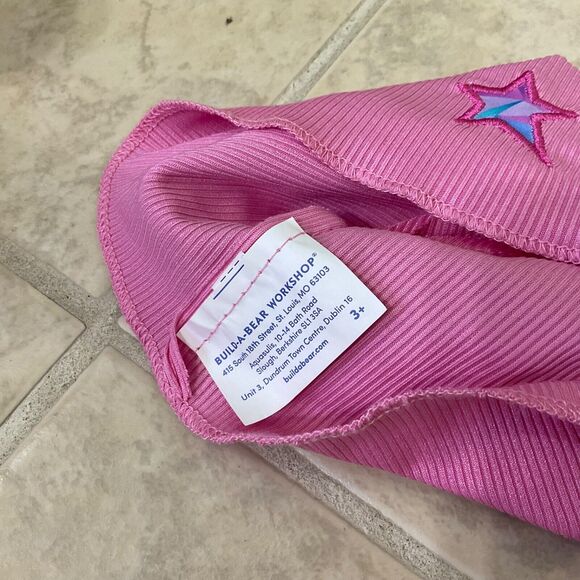 Build A Bear BAB Honey Girl Plush HG Risa Pink Bunny Rabbit w top, bows & sound. - Picture 13 of 13